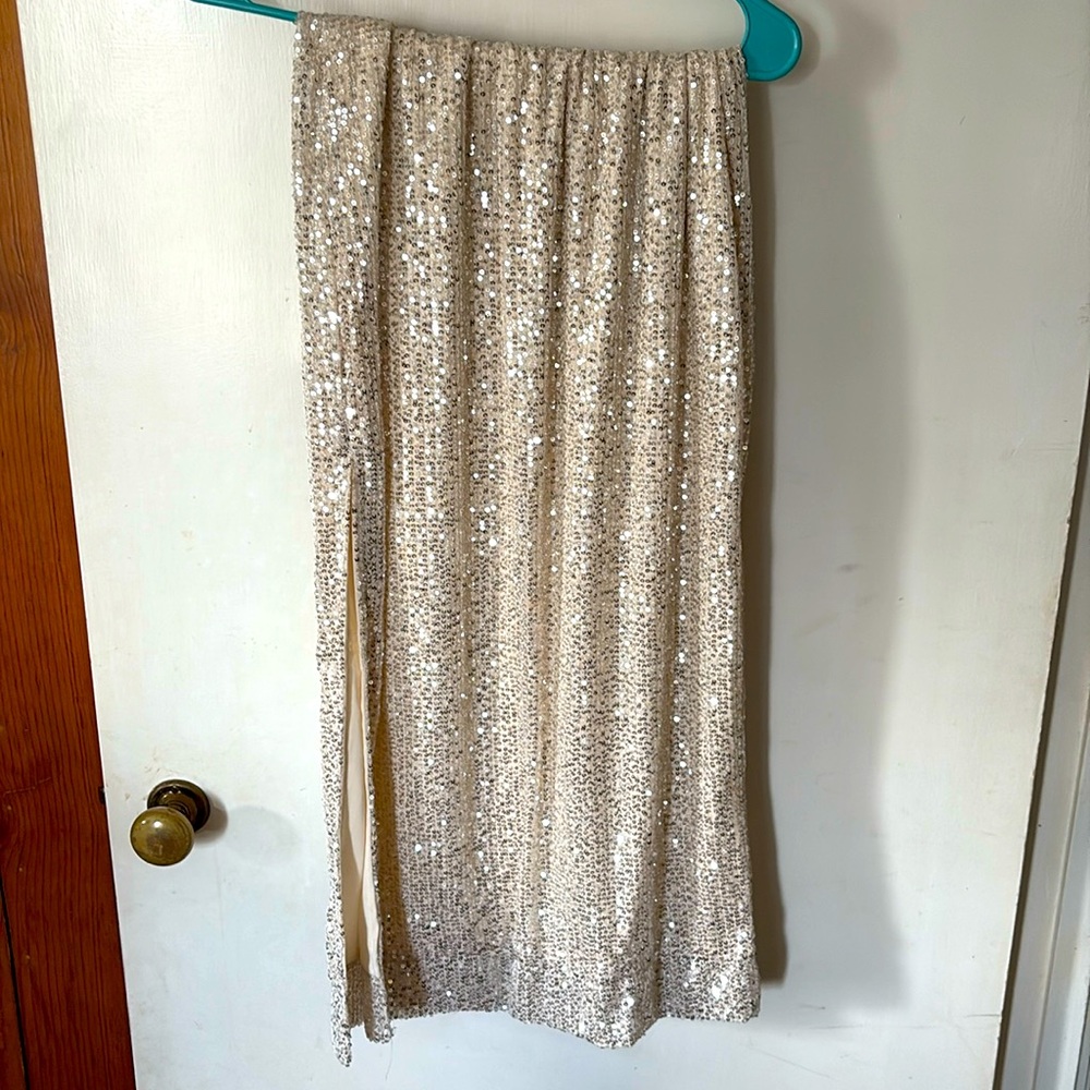 Pink Lily Sequin Skirt